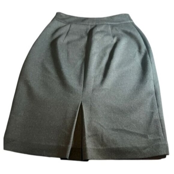 Tahari Womens Black Pencil Skirt With Back Slit Size 4 - Picture 2 of 7